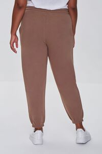 CAMEL Plus Size French Terry Joggers, image 4