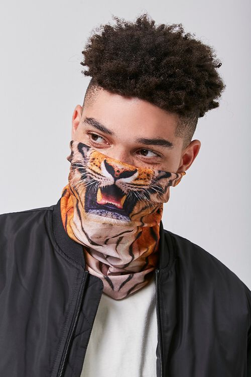 Men Tiger Gaiter Face Mask