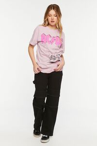 PINK/MULTI ACDC Distressed Graphic Tee, image 4