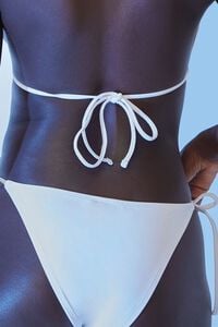 WHITE/MULTI FUBU String Bikini Bottoms, image 3