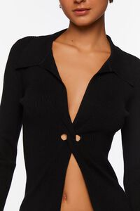 Twist-Front Sweater-Knit Top, image 5