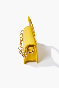 YELLOW Chain-Strap Structured Crossbody Bag, image 2