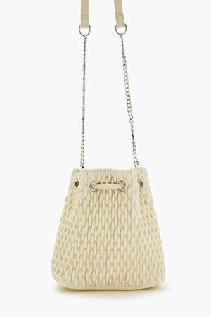 Faux Leather Bucket Bag