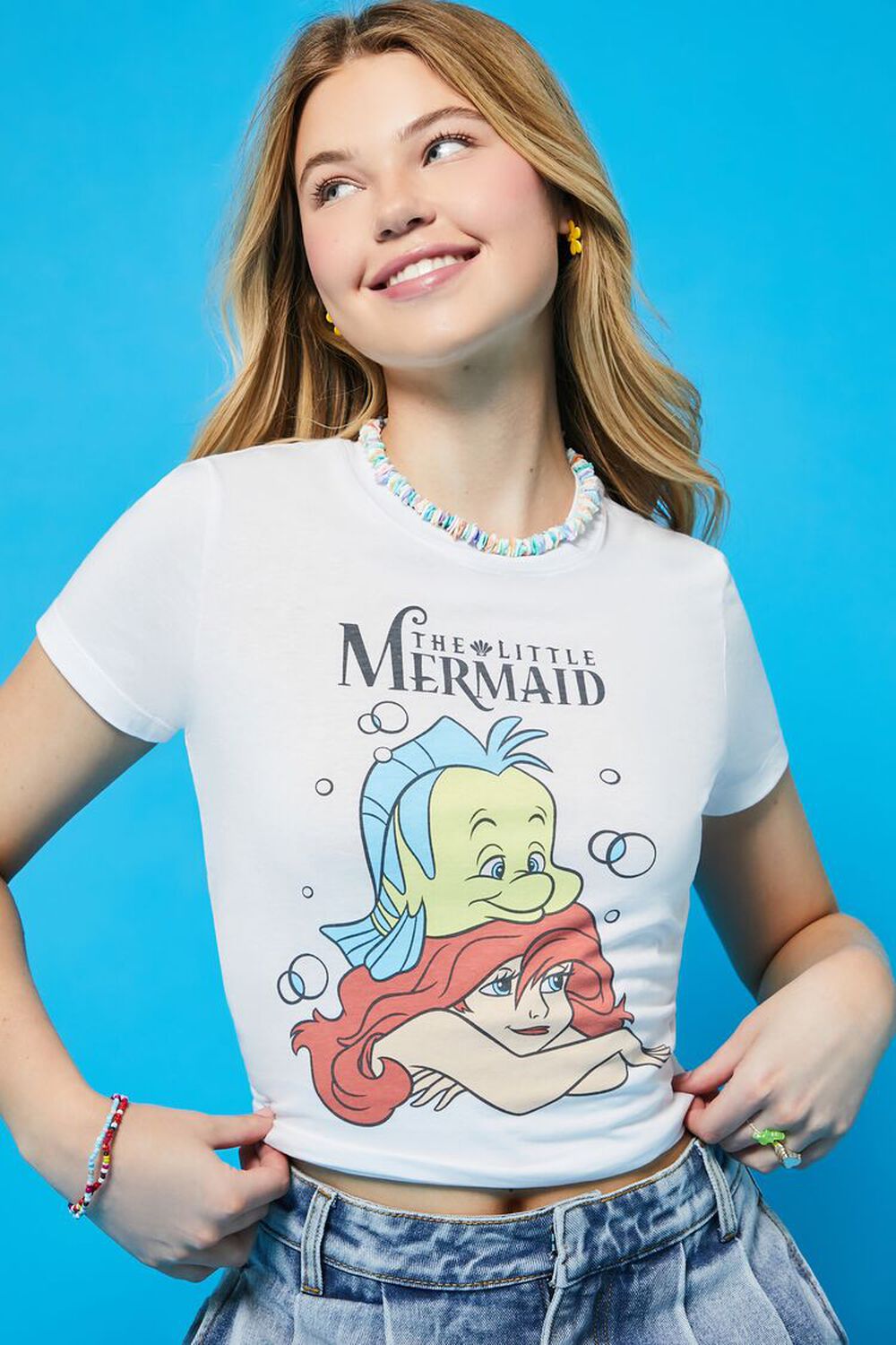 The Little Mermaid Graphic Baby Tee