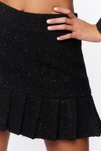 Tweed Pleated Mini Skirt, image 6