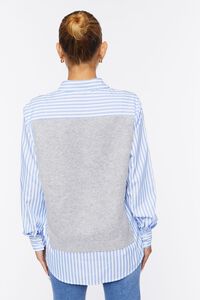 GREY/MULTI Sweater Vest Combo Shirt, image 3