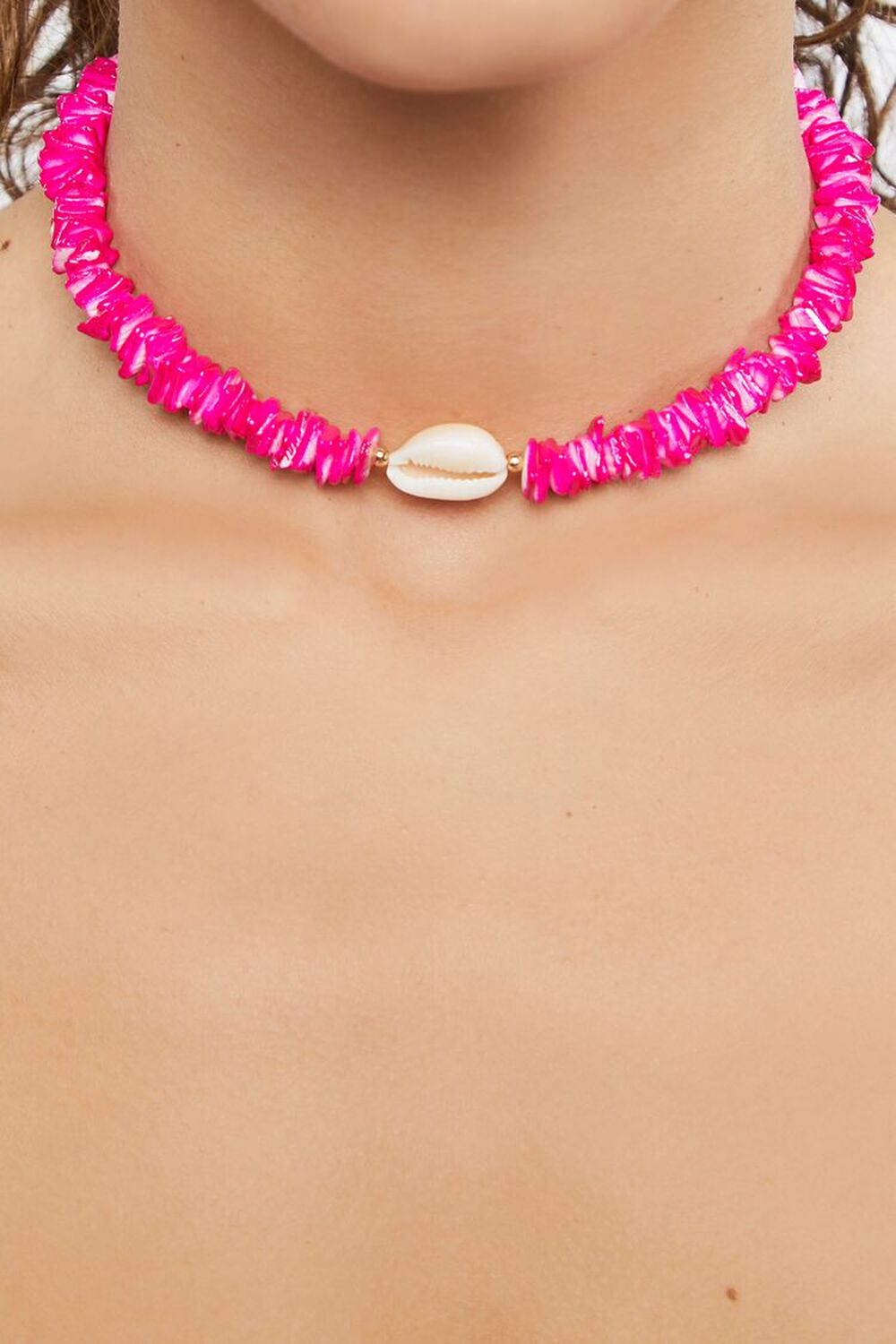 Puka Shell Choker Necklace, image 1