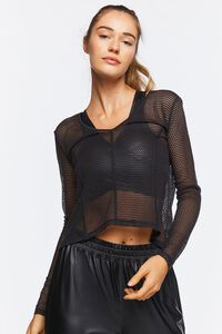 BLACK Active Mesh Netted Top, image 1