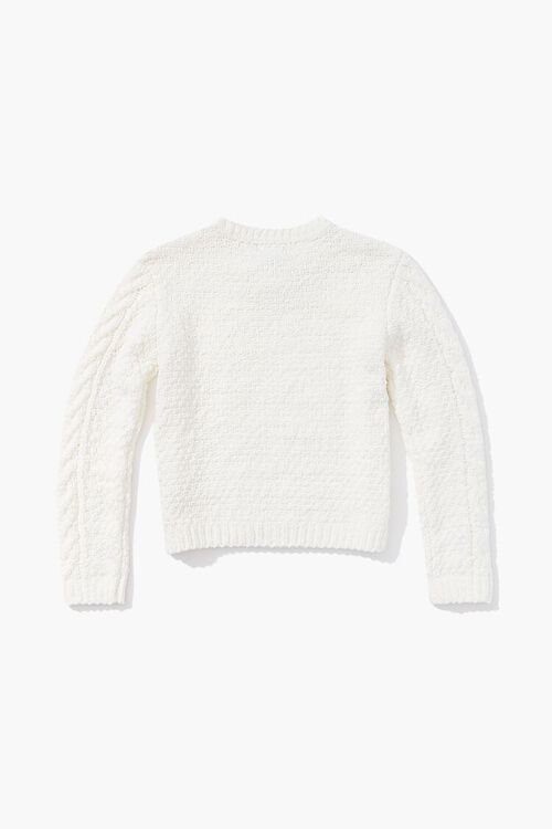 CREAM Girls Cable Knit Sweater (Kids), image 2