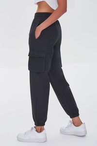 CHARCOAL French Terry Cargo Joggers, image 3
