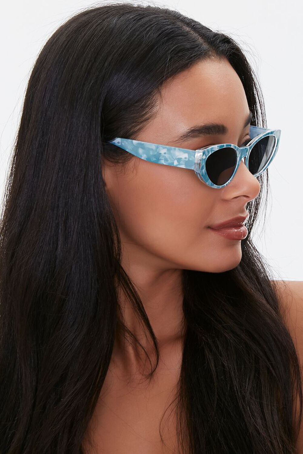Marbled Oval Sunglasses, image 2