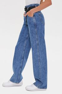 MEDIUM DENIM High-Rise Straight Jeans, image 3