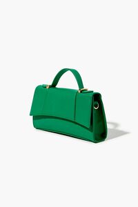 GREEN Faux Leather Crossbody Bag, image 2