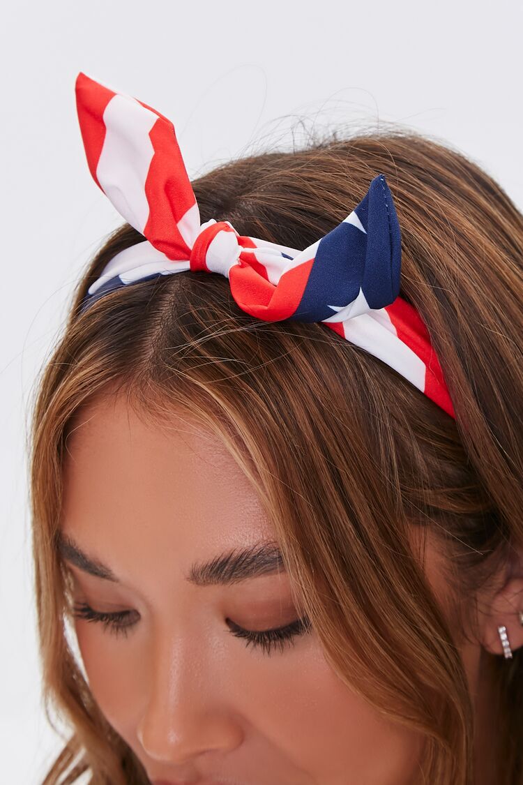 4" Bow-Tie Style USA Flag Boltz Gear Headband 