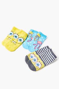SpongeBob SquarePants Ankle Sock Set - 3 pack, image 1