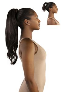 BLACK BROWN PRETTYPARTY The Ruby Ponytail Hair Extension, image 1