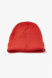 RED Foldover Knit Beanie, image 1