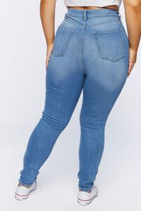MEDIUM DENIM Plus Size Skinny High-Rise Jeans, image 4