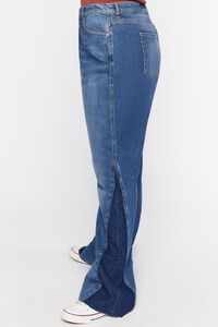 MEDIUM DENIM Plus Size Reworked Flare Jeans, image 3