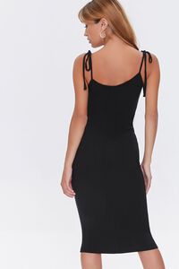 BLACK Tie-Strap Bodycon Dress, image 3