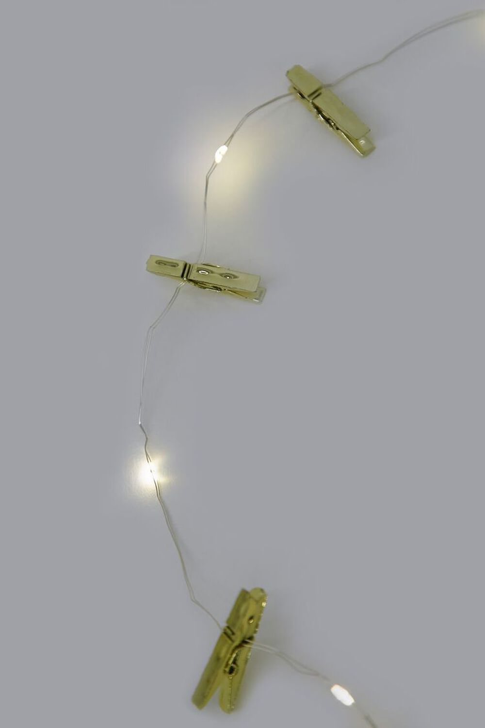 GOLD Clothes Pin String Lights, image 1