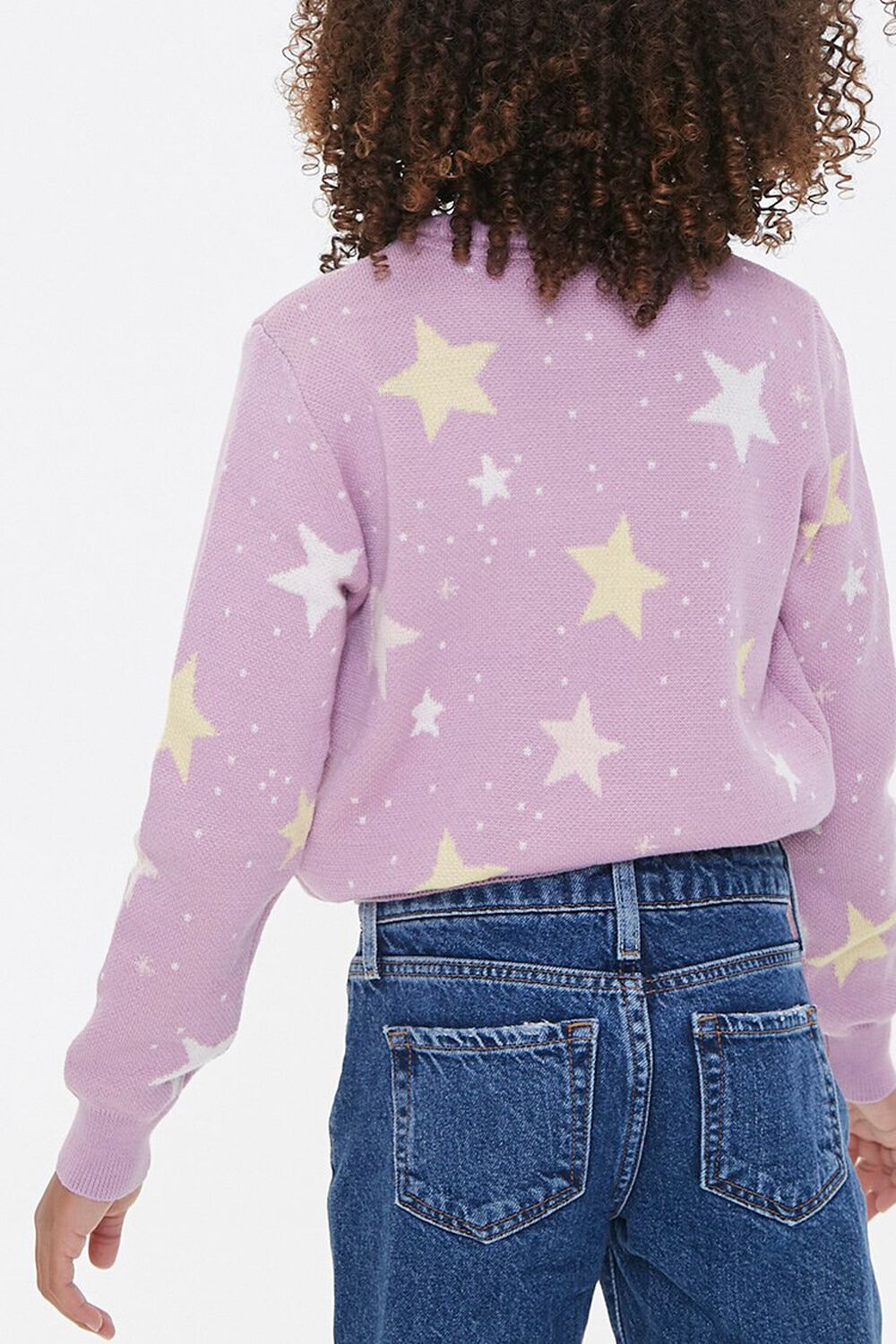 Girls Star Print Sweater (Kids), image 3