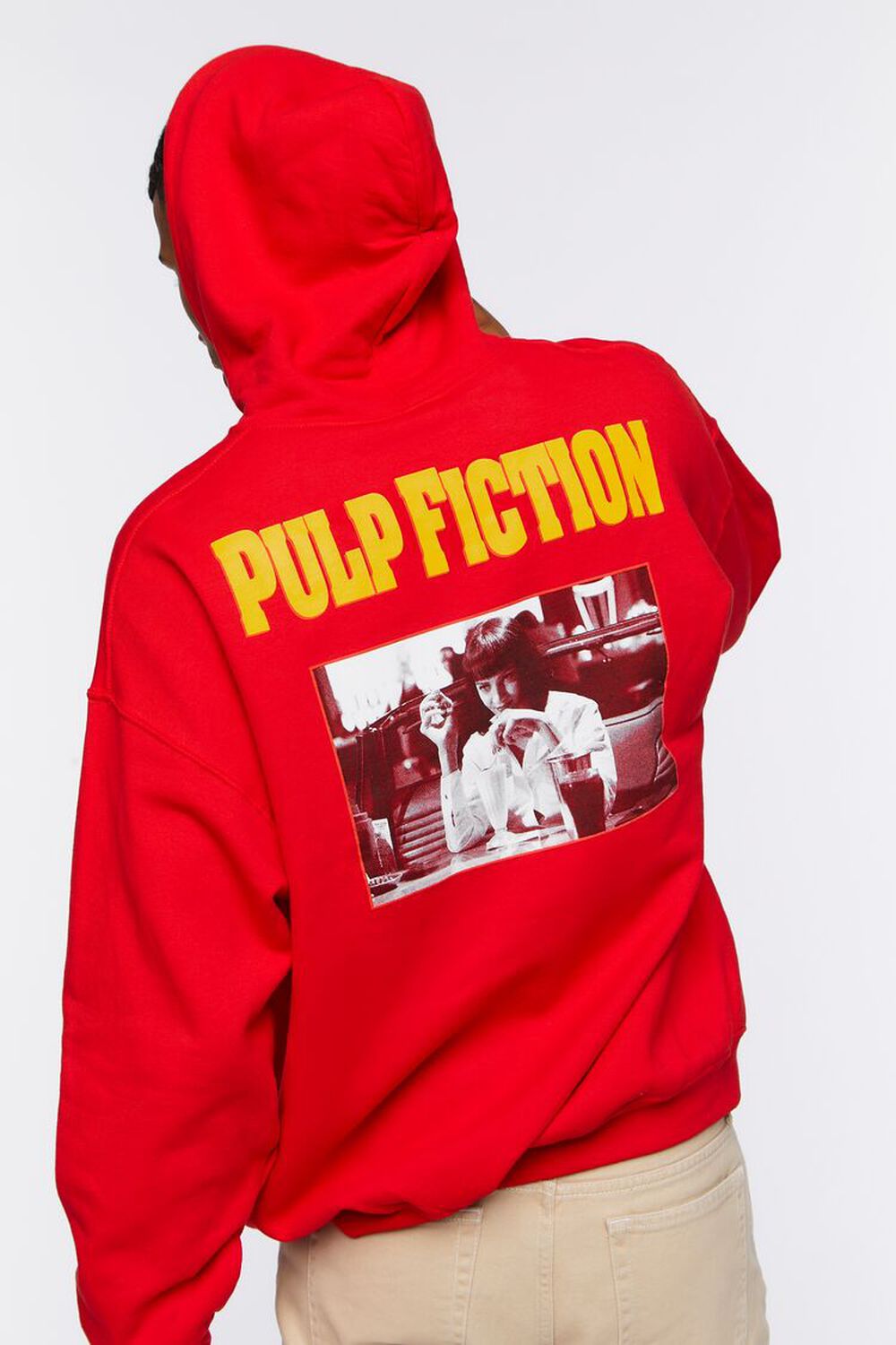 RED/MULTI Pulp Fiction Graphic Hoodie, image 3