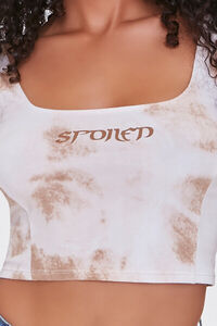 Spoiled Graphic Tie-Dye Tank Top, image 5