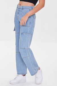 MEDIUM DENIM High-Rise Wide-Leg Jeans, image 3