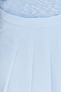 BLUE/MULTI Plus Size Plaid Mini Skirt, image 6