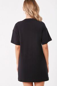 BLACK Reconstructed T-Shirt Dress, image 3