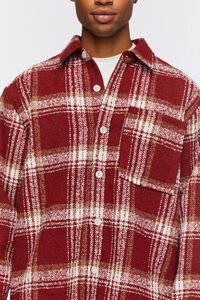 RED/MULTI Plaid Boucle Shirt, image 6