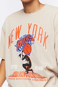 TAUPE/MULTI New York Knicks Graphic Tee, image 5