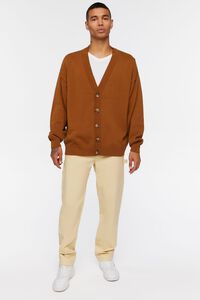 TAN Drop-Sleeve Cardigan Sweater, image 4
