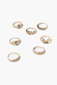 GOLD Butterfly Ring Set, image 1