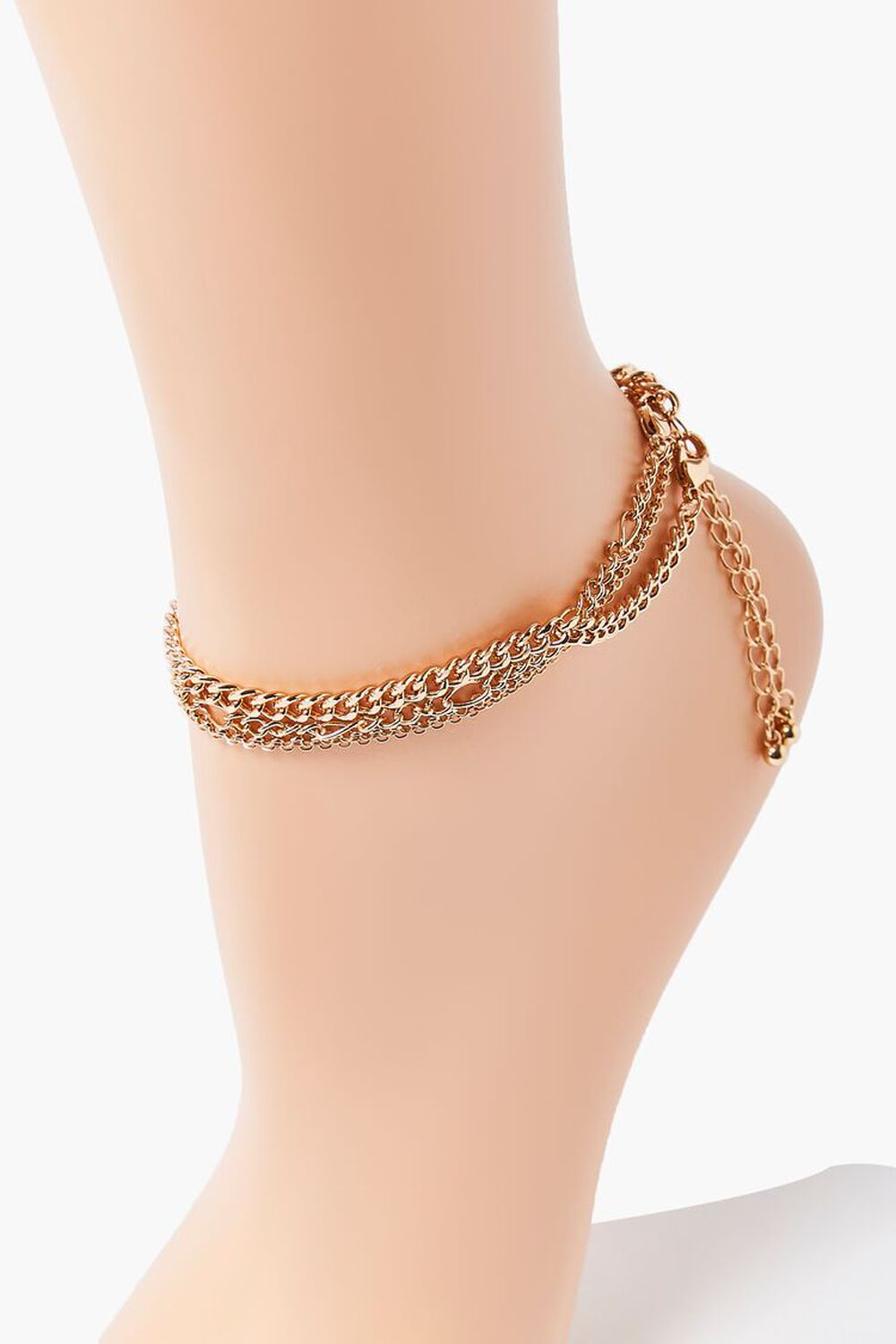 GOLD Chain Anklet Set, image 1