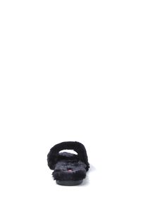 BLACK Faux Fur Slippers, image 2