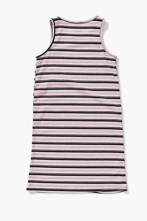 PINK/MULTI Girls Striped Tank Dress (Kids), image 2