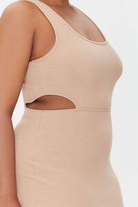 Plus Size Cutout Midi Dress, image 5