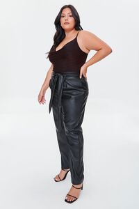 Plus Size Cropped Cowl Cami, image 4