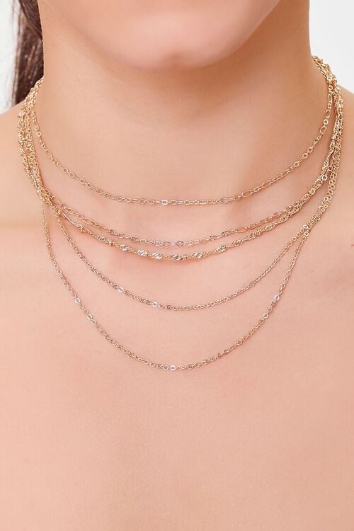 Layered Chain Necklace, image 1