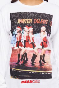 WHITE/MULTI Mean Girls Christmas Graphic Tee, image 5