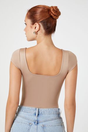 I.N.C. INC International Concepts Smooth Scoop-Neck Bodysuit Taupe Dream  Size L : : Clothing, Shoes & Accessories