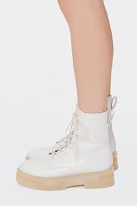 CREAM Lace-Up Faux Leather Booties, image 2