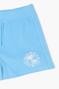 BLUE/WHITE Girls Palm Beach Graphic Shorts (Kids), image 3