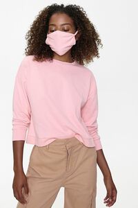 PINK Drop-Sleeve Crew Pullover, image 2