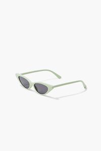 SAGE/BLACK Cat-Eye Tinted Sunglasses, image 4