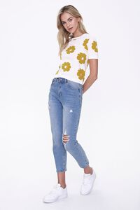 Floral Sweater-Knit Top, image 4