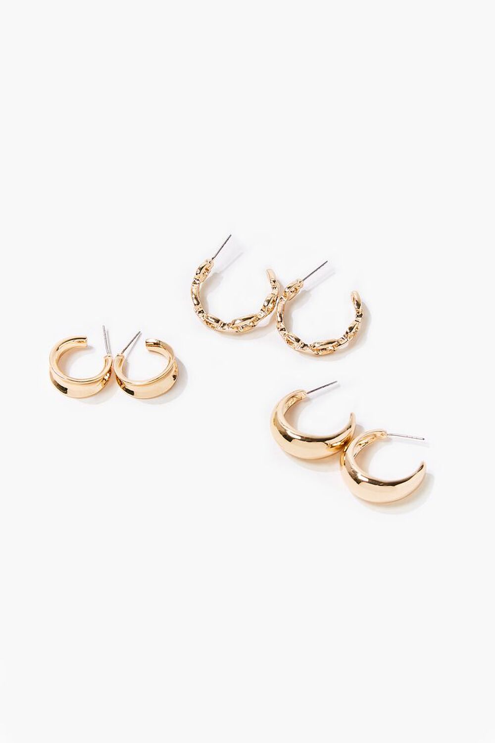 GOLD Upcycled Hoop Earring Set, image 1