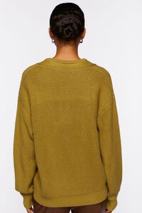 Half-Button Drop-Sleeve Sweater, image 3